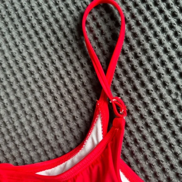 Red Ruffle Bikini Set - Picture 5 of 5